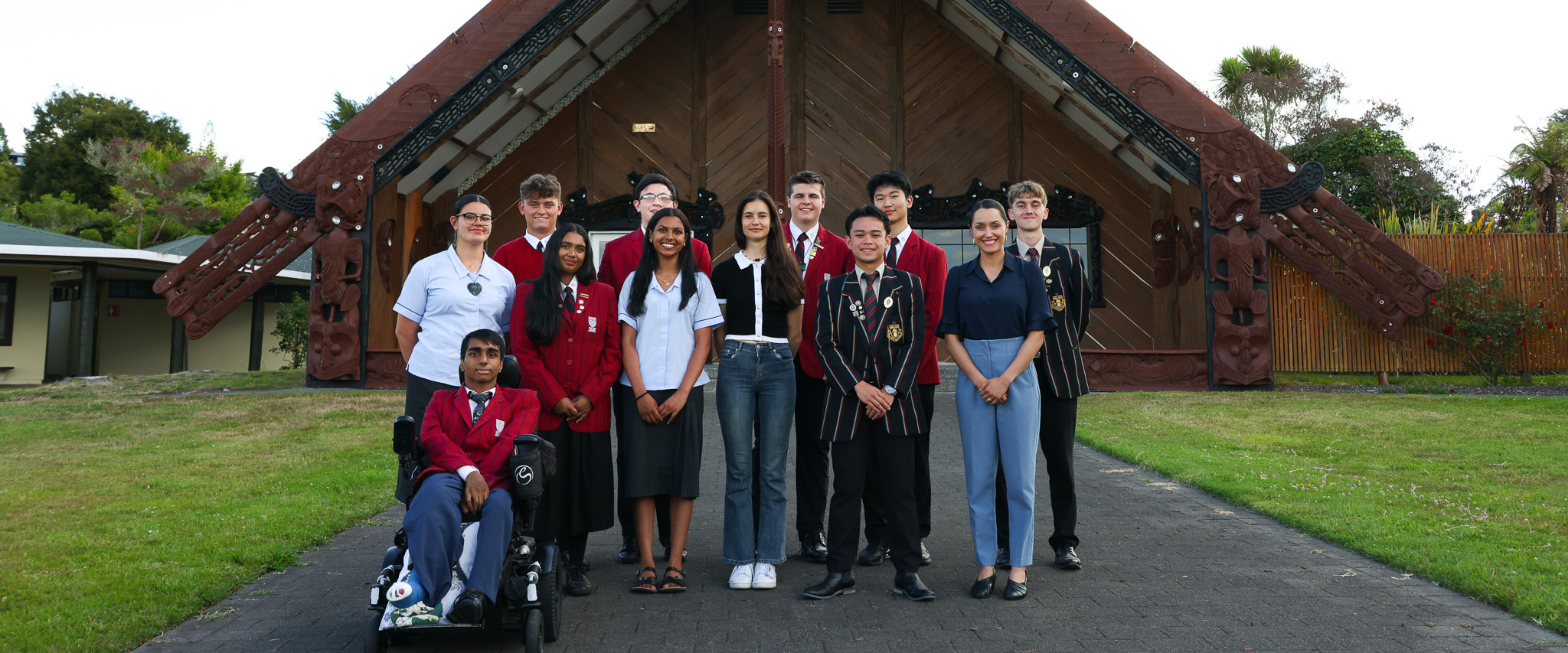 2025 Rotorua Youth Council with Mayor Tania Tapsell