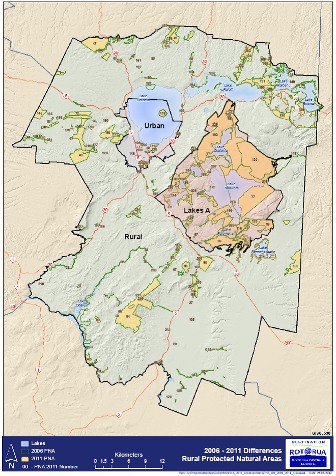 Rotorua District Plan Maps Protected Natural Areas Within The Rural Area - Rotorua Lakes Council