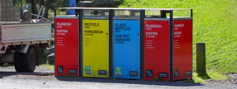 Public rubbish bins